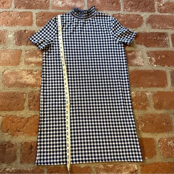 Zara Trafaluc size small blue and white gingham dress - Picture 8 of 13